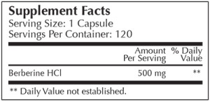 berberine ingredients